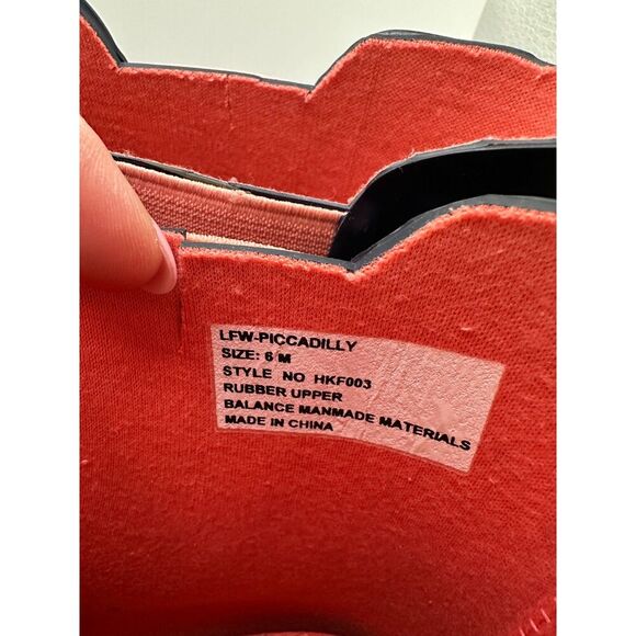 London Fog Picadilly Ankle Rainboots Size 6 - Picture 5 of 8